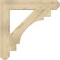 Ekena Millwork Merced Craftsman Rough Sawn Bracket, Douglas Fir, 4"W x 26"D x 26"H BKT04X26X26MRC04RDF - alternate 2